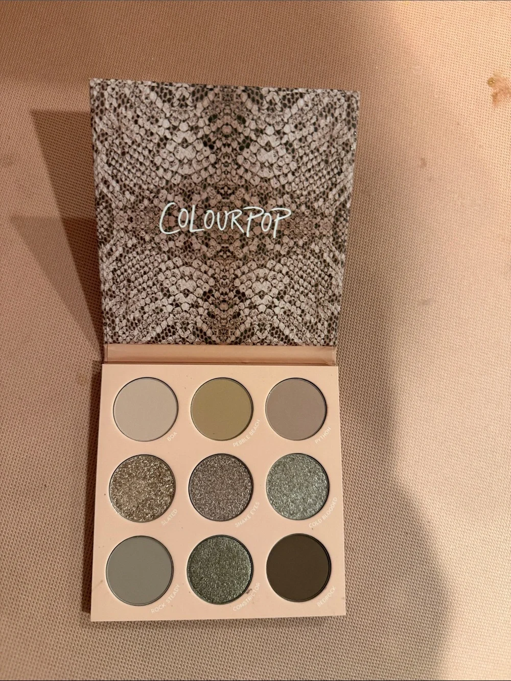 ColourPop That’s Taupe Eyeshadow Palette Neutral Cool-Toned